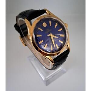 Vintage Roamer Men's Leather Mechanical Watch RARE